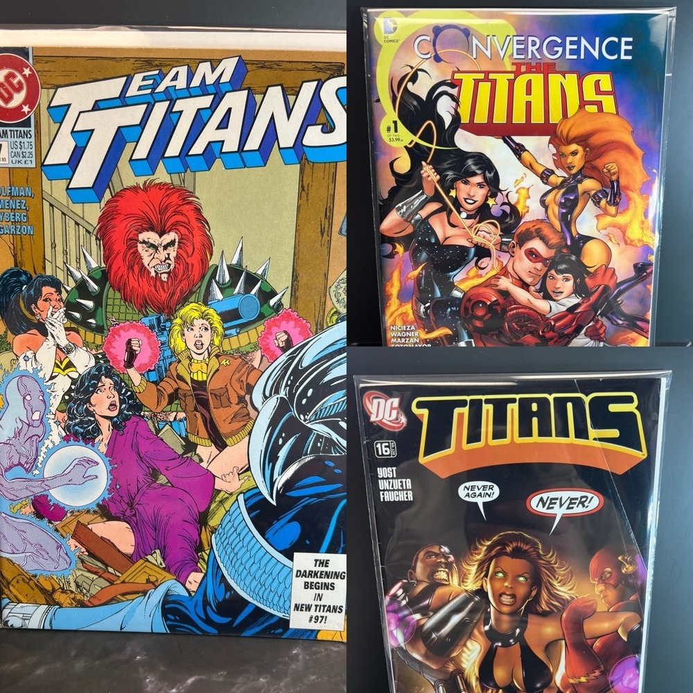 Lot Of 3 Titans Vintage DC Comics Team Titans And More